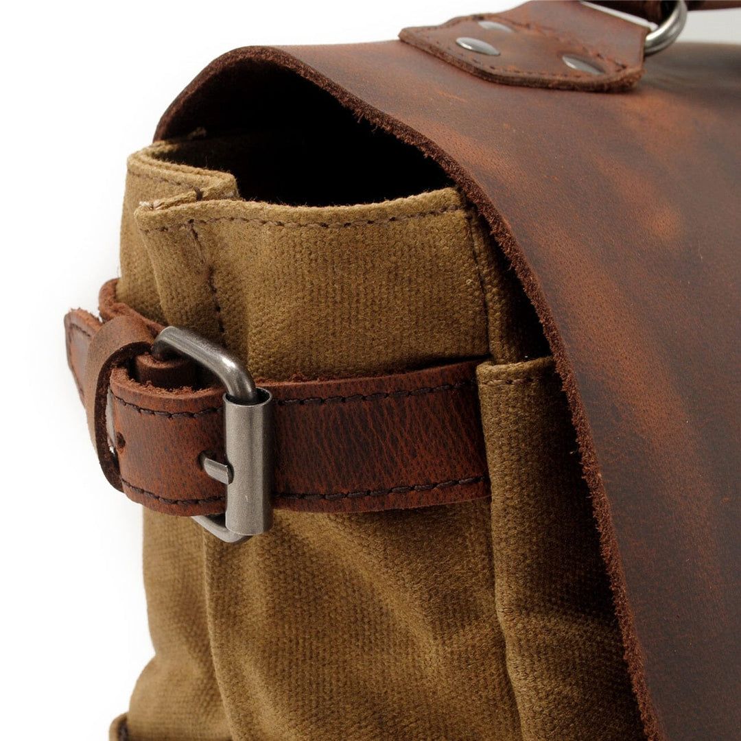 Canvas Crossbody Messenger Bag | PETERSBURG